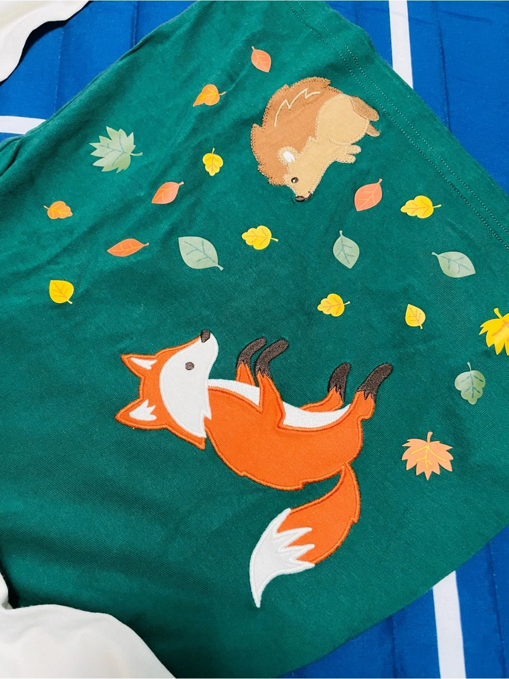 Gymboree Green Fox & Hedgehog Layered-Look Shirt